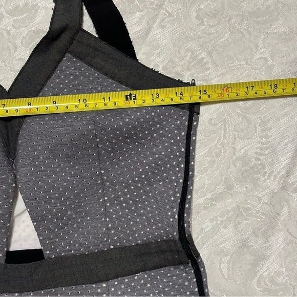 WHITNEY Eve gray and black romper size 0 - Picture 11 of 14